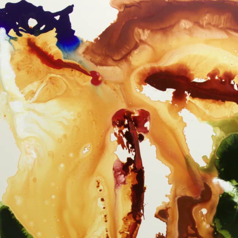 <span class="artinfo"><span class="arttitle">Drakon Mer</span>, 2019, Acrylic on clay board panel, 48" x 48" x 2"</span>