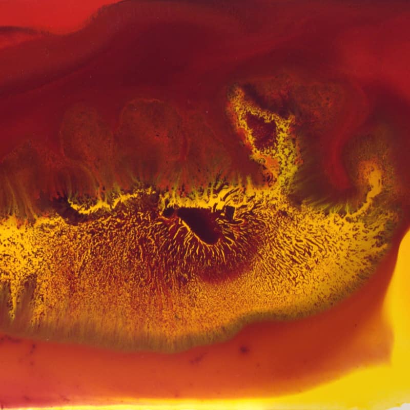 <span class="artinfo"><span class="arttitle">Lament</span>, 2016, Acrylic on clay board panel, 24" x 6" x 2"</span>
