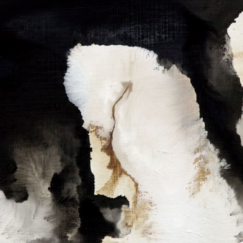 <span class="artinfo"><span class="arttitle">Relic</span>, 2018, Acrylic and Ink on Board, 8½" x 11½" x 1"</span>